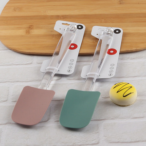 Factory price silicone spatula silicone cake cream butter scraper