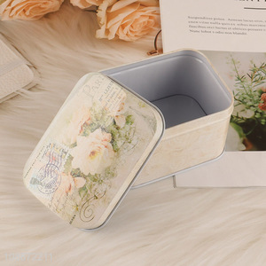 Popular products metal storage box snack storage box with lid