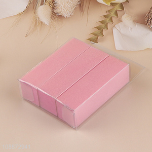 Good quality 3pcs nail buffer blocks for acrylic nails gel polish nails