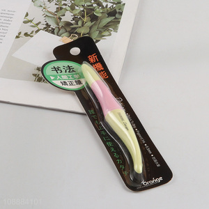 Wholesale ergonomic design hand writing grip aid gel pen for student