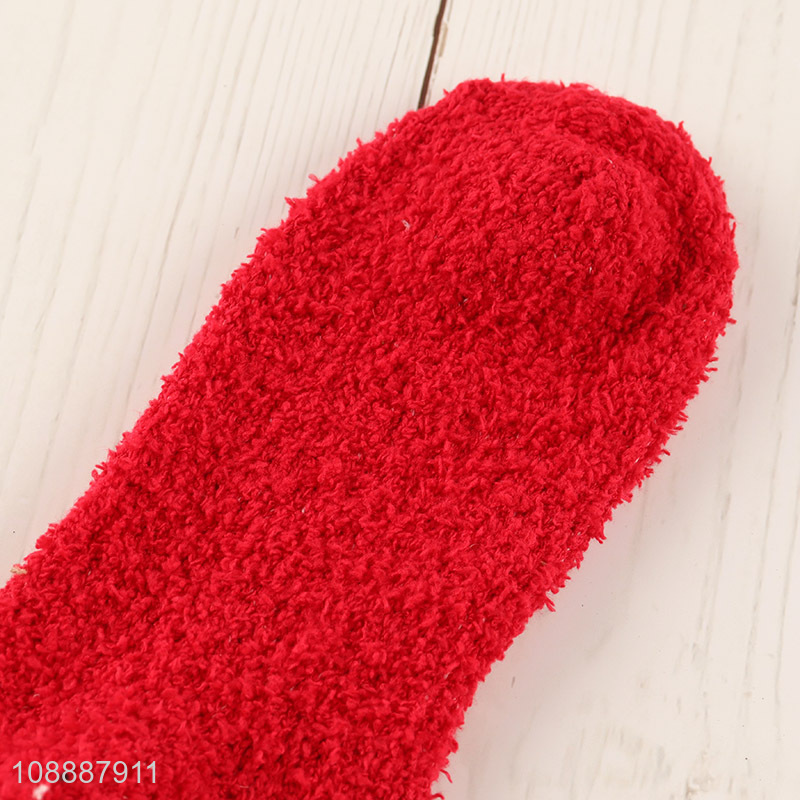 Most popular Christmas socks winter cozy slipper socks for women