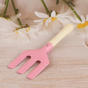 Top quality pink children garden planting garden rakes