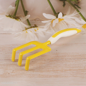 Yiwu market yellow children garden planting garden rake for sale