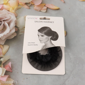 New product elastic ballet hair bun cover invisible hair net hairnet