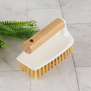 Good quality heavy duty floor scrubbibg brush with bamboo lid