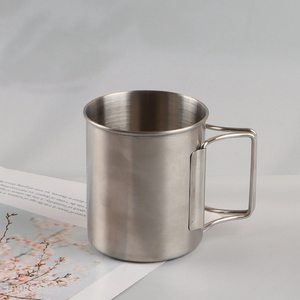 Good price stainless steel water cup drinking cup with handle