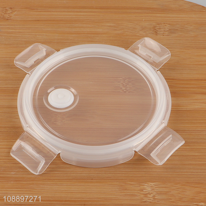 Top selling glass round sealed preservation box storage box