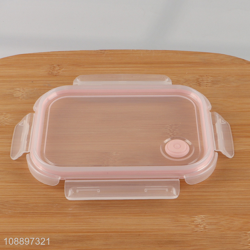 Top quality rectangle glass sealed preservation box food storage box