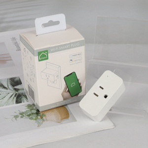 Wholesale Mini WiFi Smart Plug With 1 Grounded Outlet &Timing Function