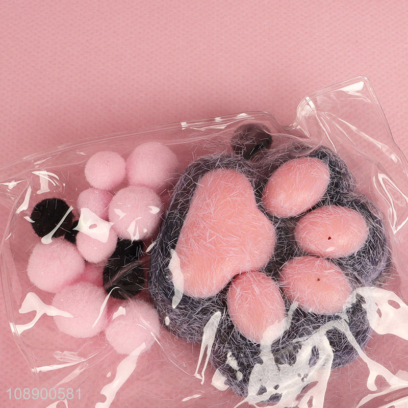 Low price cat claw tpr soft squeeze toys stress relief toys