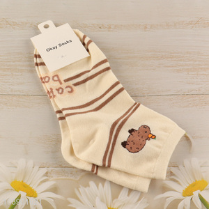 Wholesale womens socks cute cartoon anti-slip casual cotton crew socks