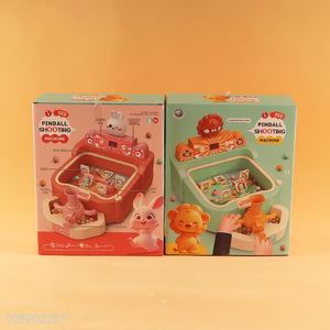 Good quality cartoon kids pinball shooting machine toy