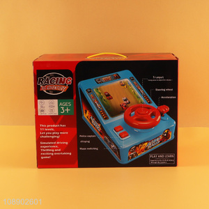 Best selling steering wheel electric racing game machine