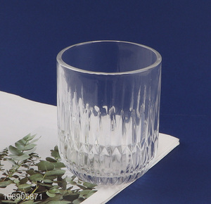 Latest products clear glass unbreakable water cup drinking cup for sale