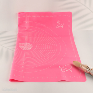 New product reusable non-slip silicone pastry baking mat with measurements