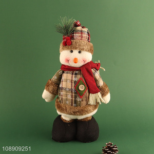 Hot Sale Christmas Snowman Doll Toy Christmas Tabletop Ornaments