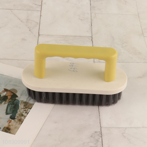 Hot selling heavy duty laundry clothes scrubbing brush with handle