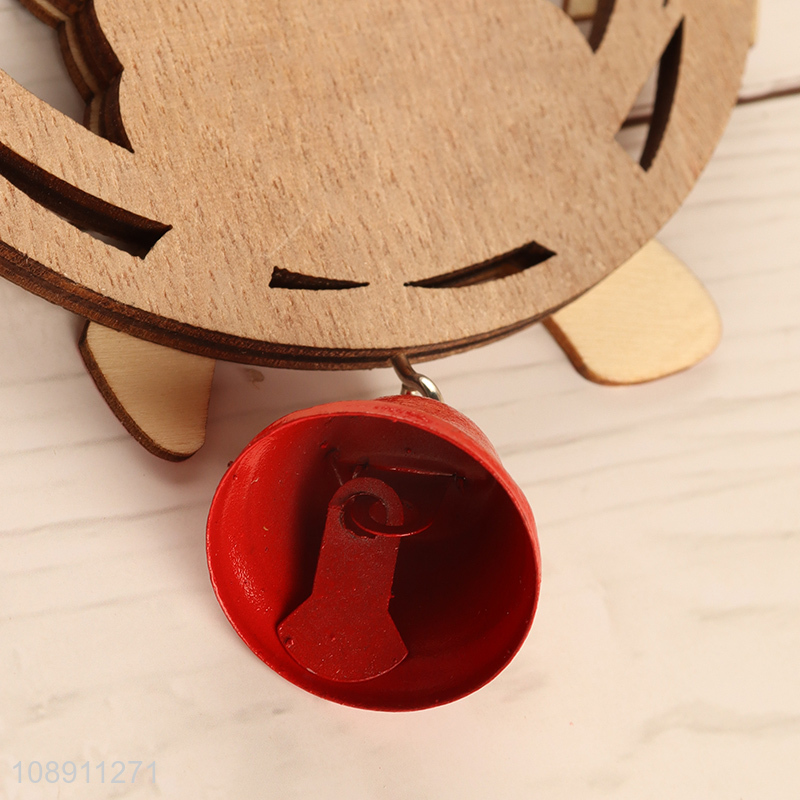 Good Quality Christmas Wooden Hollow Ornaments Xmas Hanging Decorations