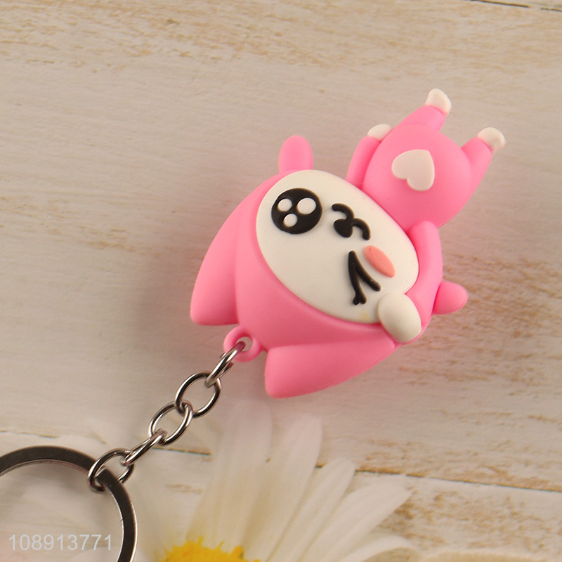 High Quality Lovely Cartoon Silicone Keychain Handbag Pendants