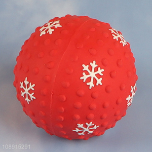 New product latex squeaky dog toy ball for small medium dogs