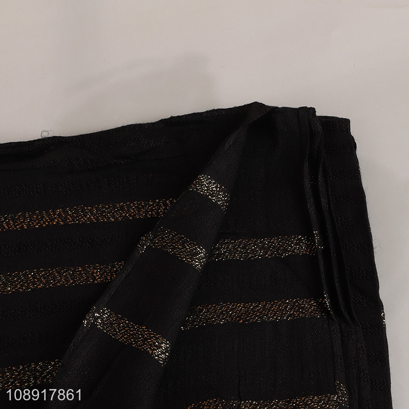 Latest products black scarf shawl scarf for summer outdoor