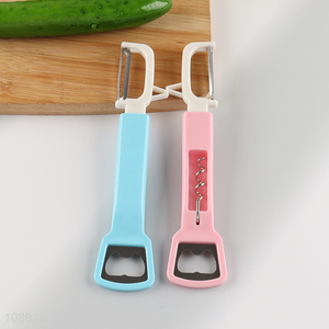 Yiwu market 2in1 multifunctional bottle opener vegetable peeler