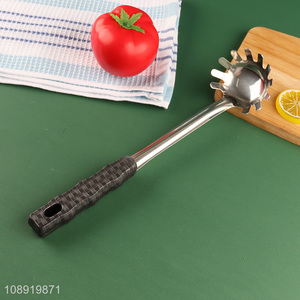 Yiwu market long handle kitchen utensils spaghetti spatula