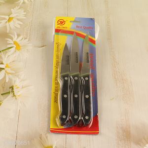 Yiwu market 3pcs chef kitchen knife paring knife set