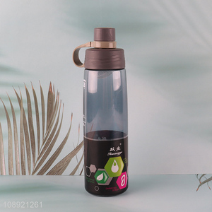 Hot items large capacity sports water bottle with handle