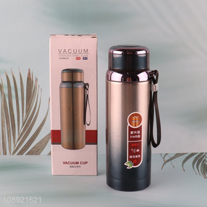 China wholesale stainless steel vacuum cup water bottle