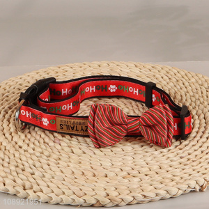 Good Quality Bowknot Pet Dog Collar with Quick Rlease Buckle