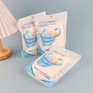 Best selling 50pcs anti cross dyeing absorbent paper wholesale