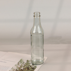 New product transparent glass sesame oil bottle glass beer bottle