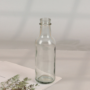 Factory price transparent glass sesame oil bottle glass liquor bottle