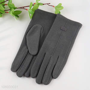 Factory price warm winter cashmere gloves for women