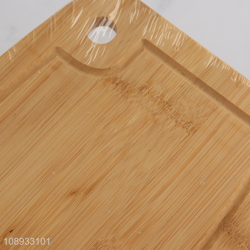 Online wholesale food breakfast plate bamboo cutting board