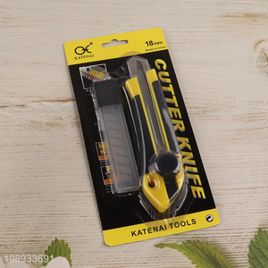 China supplier professional retractable 18mm utility knife set