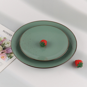 China supplier round ceramic home restaurant tableware plate