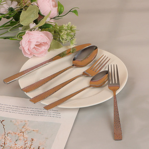 Hot Selling 5PCS Stainless Steel Knife Forks Spoons Silverware Set