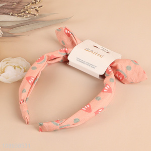 Hot Selling Fashion Elastic Headband Non-Slip Printed Headband