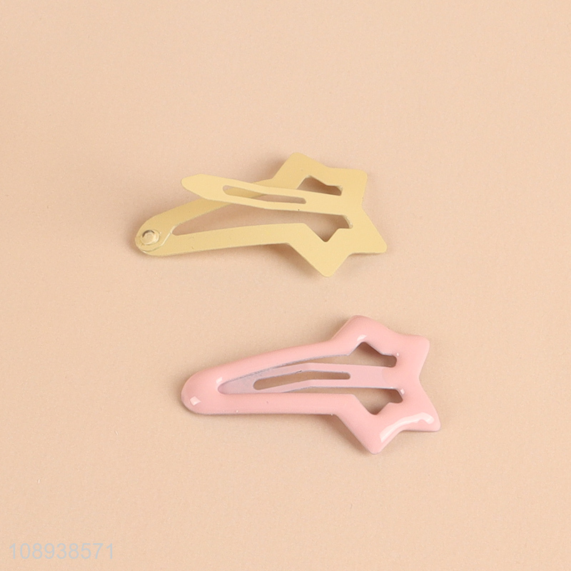 New Product 10PCS Candy Colord BB Hair Clips Metal Hair Pins Set