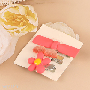 High Quality 3PCS Cute Hair Clips Alligator Hairpins Wholesale