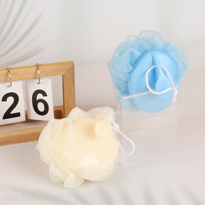 High Quality Exfoliating  Mesh Pouf Shower Ball for Women and Men