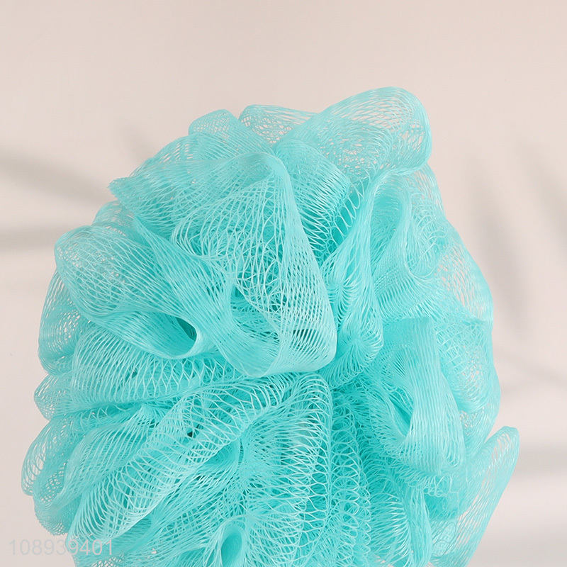Good Quality Mesh Loofah Sponge Shower Brush with Long Handle