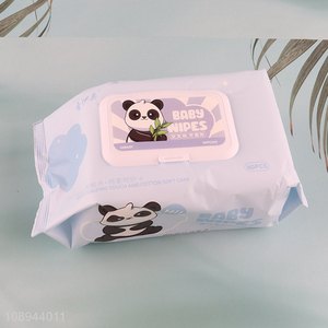 Wholesale 80PCS Baby Hand and Face Wipes Hypoallergenic Fragrance Free Wipes