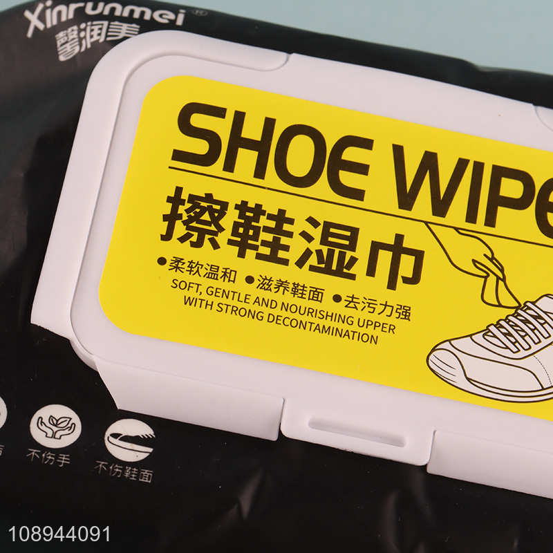 Online Wholesale 60PCS Shoe Wipes Sneakers Cleaning Wipes for White Shoes