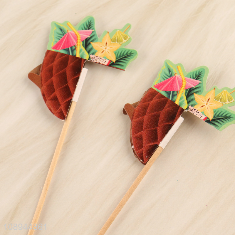 Factory Price 4PCS Honeycomb Cupcake Appetizer Corktail Picks