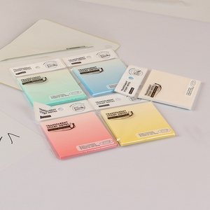 New arrival school students transparent sticky notes for sale