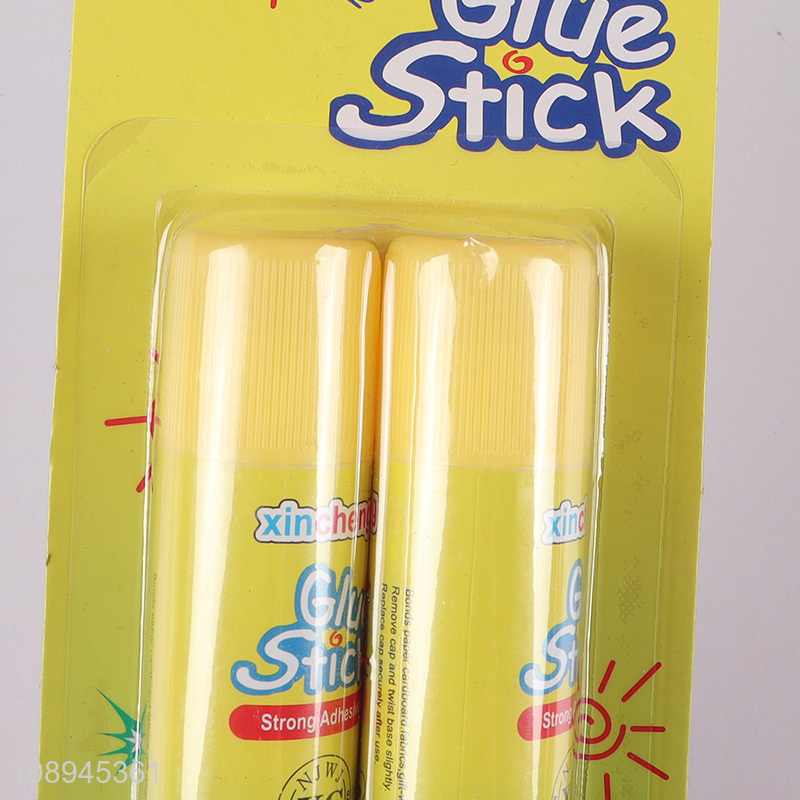 China products 2pcs non-toxic school office glue stick for sale