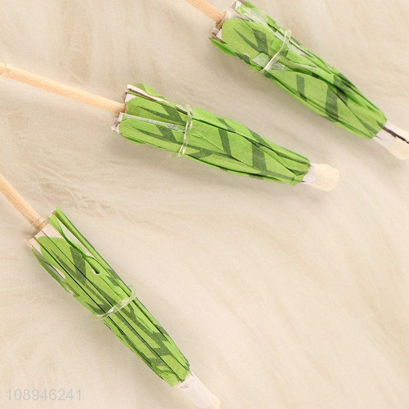 New Product Fancy Corktail Picks Umbrella Fruit Toothpicks